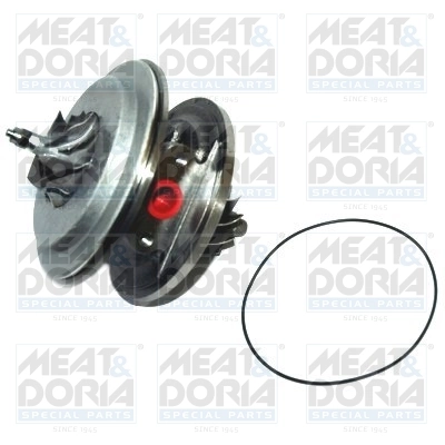 Core assembly, turbocharger